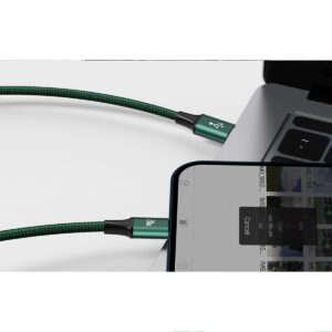 Cabo Dados Baseus Rapid Series USB-C 3in1  micro USB / USB-C / Lightning 1.5m Verde