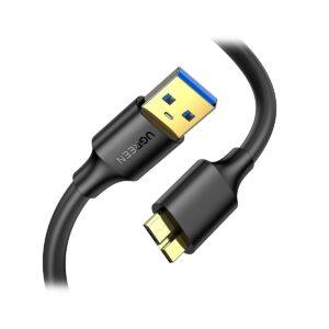 Cabo Ugreen US130 USB 3.0 para Micro USB 3.0 1m Preto