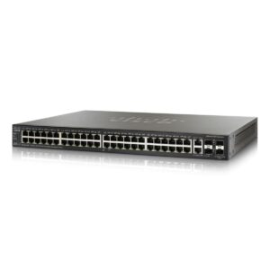 Switch Cisco 52 Portas Fast Ethernet PoE SFP Gerido Preto (SF500-48P-K9-G5)