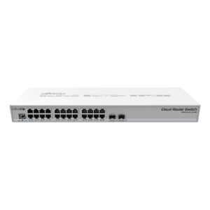 Switch MikroTik 24 Portas Gigabit Ethernet PoE Branco (CRS326-24G-2S+RM)