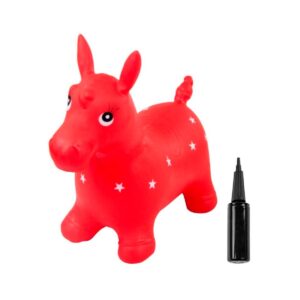 Brinquedo Saltitão Cavalo Vermelho
