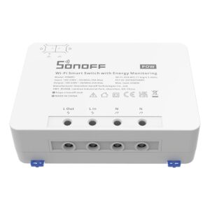 Interruptor Inteligente Sonoff POWR3 Wi-Fi c/Medição de Energia Branco