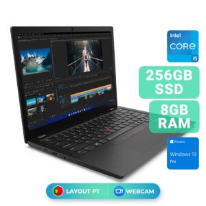 Portátil Lenovo ThinkPad L13 Gen 3 13″ i5-1235U SSD 256GB/8GB Preto