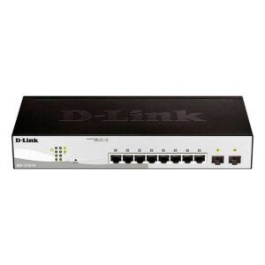 Switch D-Link DGS121010 10 Portas 10/100/1000 Mbps SPF Preto