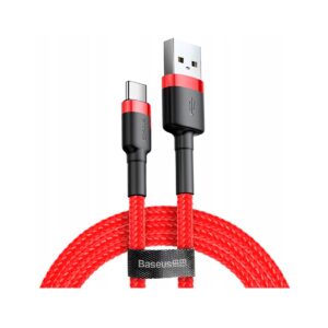 Cabo USB-C Baseus Cafule 2A 2m Vermelho