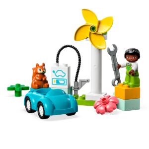 LEGO DUPLO Turbina Eólica e Carro Elétrico (10985)