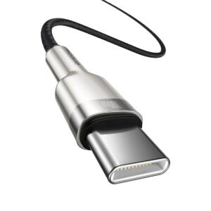 Cabo Dados Baseus Cafule USB-C para USB-C 2m 5A 100W Preto
