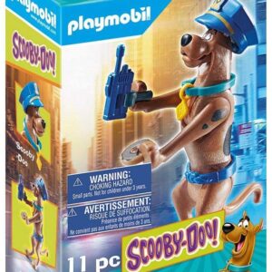 Playmobil scooby – doo! figura coleccionable policia