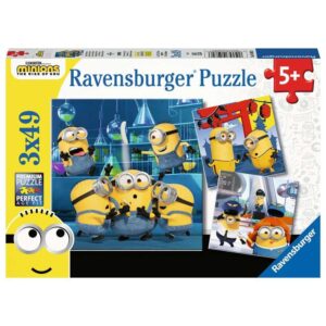 Puzzle ravensburger minions 3×49