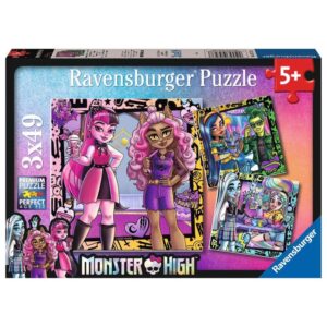 Puzzle ravensburger monster high 3×49