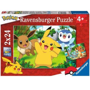 Puzzle ravensburger pokemon 2×24 4+