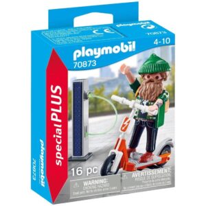 Playmobil hipster con e – scooter