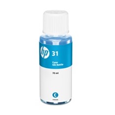 Botella tinta hp 31 cian 70ml