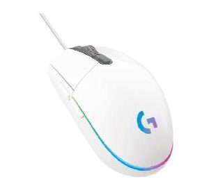 Mouse raton logitech g203 lightsync blanco