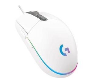 Mouse raton logitech g102 lightsync blanco