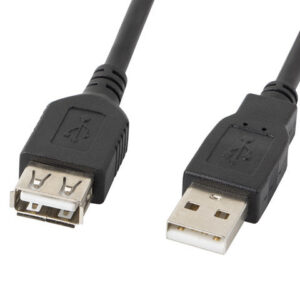 Cable alargador lanberg usb 2.0 macho