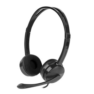 Auriculares natec canary con microfono negros