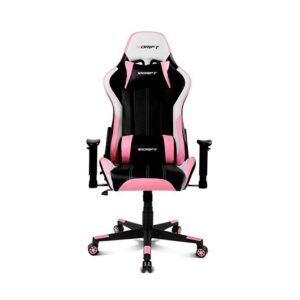 Cadeira gaming drift dr175 rosa incluye