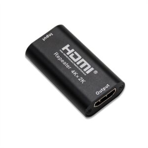 Repetidor hdmi nanocable hembra – hembra negro