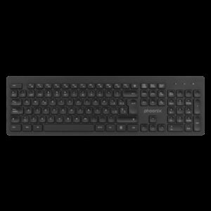 Teclado sem fios qwerty phoenix k200 negro