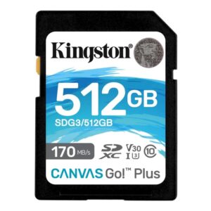 Memoria sd 512gb kingston canvas go!