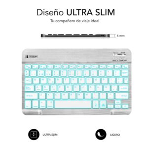 Teclado tablet subblim sub – kbt – smbl30 sem fios