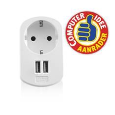 Cargador usb ewent 2 portas 155w