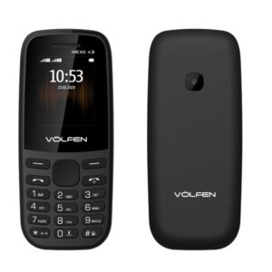 Telefono volfen a3 negro pantalla 1.8pulgadas