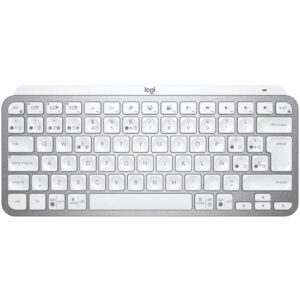 Teclado logitech mx keys gris palido