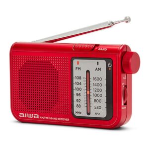 Radio portatil aiwa rs – 55 rojo