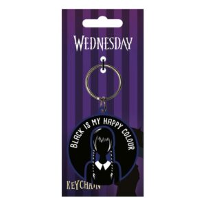 Llavero pyramid wednesday addams black is