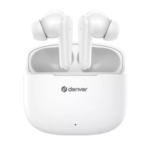 Auriculares denver twe – 48w inalambrico blanco