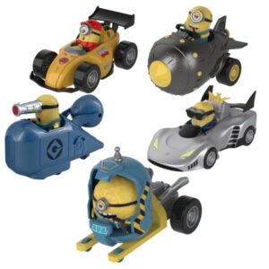 Figura vehículos minions 1 unidade aleatoria