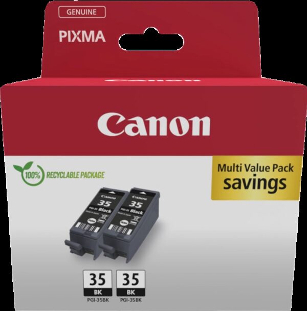 Cartucho tinta canon pgi - 35 twin pack