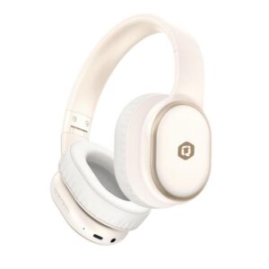 Auriculares qcharx pulse bluetooth beige