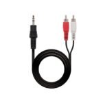 Cable audio 1xjack 3.5 to 2xrca