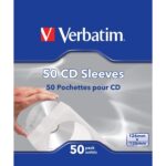 Fundas papel verbatim cd pack 50
