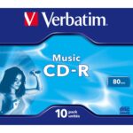Verbatim cd - r 700mb 16x tarrina 10