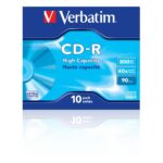 Verbatim cd - r 800mb 40x tarrina 10