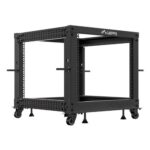 Armario lanberg abierto rack 19 pulgadas 9u