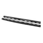 Panel organizador cables vertical rack 19 pulgadas