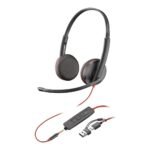 Auriculares poly blackwire 3225 negro