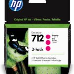 Pack 3 cartuchos hp 712 designjet
