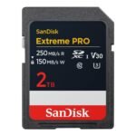 Tarjeta memoria flash sandisk extreme pro