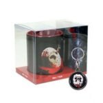 Poster mascara taza + regalo llavero