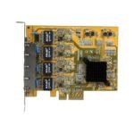 Tarjeta red startech 4x rj45 pci
