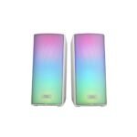 Altavoces mars gaming 2.0 msrgb2 blanco