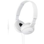 Auriculares sony mdrzx110apw blanco pleglable microfono