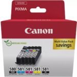 Multipack canon pgi - 580 pgbk + cli - 581