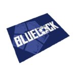 Felpudo 60x40 cm logo2 blue lock